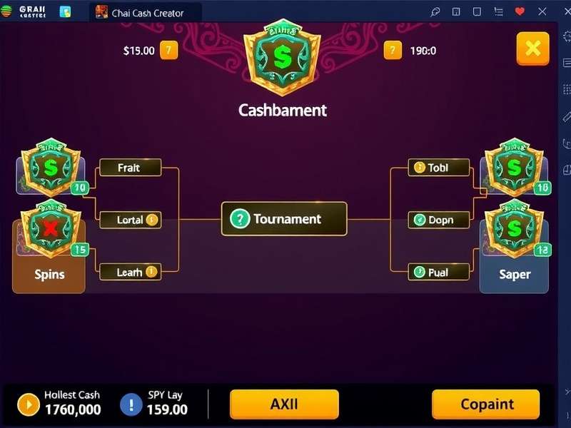 Chai Cash Creator Tournament Screen
